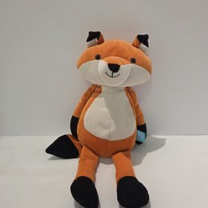Manhattan Toy Company Folksy Foresters Fox Corduroy Plush Stuffed Animal 12"